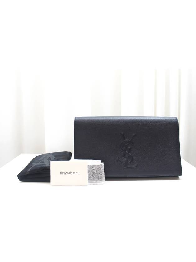 Bel de Jour Clutch Bag Black 361120 - SAINT LAURENT - BALAAN 2