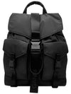 Recycle Tech Backpack Black - GANNI - BALAAN 1