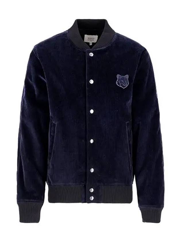 Teddy Bomber Jacket Blue - MAISON KITSUNE - BALAAN 4