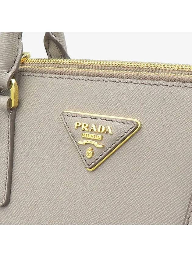 1BA274 Gray Saffiano Galleria Large Tote Bag Shoulder Strap 2WAY - PRADA - BALAAN 4