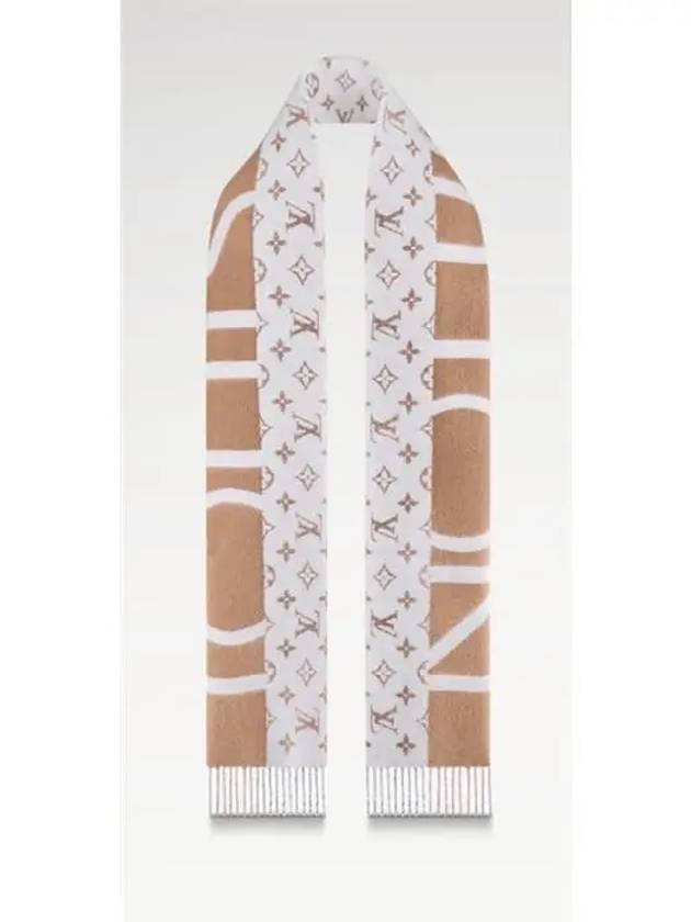 Men's Monogram Split Scarf Beige - LOUIS VUITTON - BALAAN 6