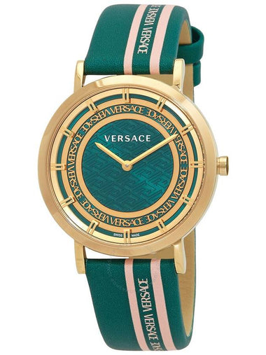 Versace New Generation Quartz Green Dial Ladies Watch VE3M00322 - VERSACE - BALAAN 1