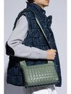 Classic Duo Shoulder Bag Green - BOTTEGA VENETA - BALAAN 3