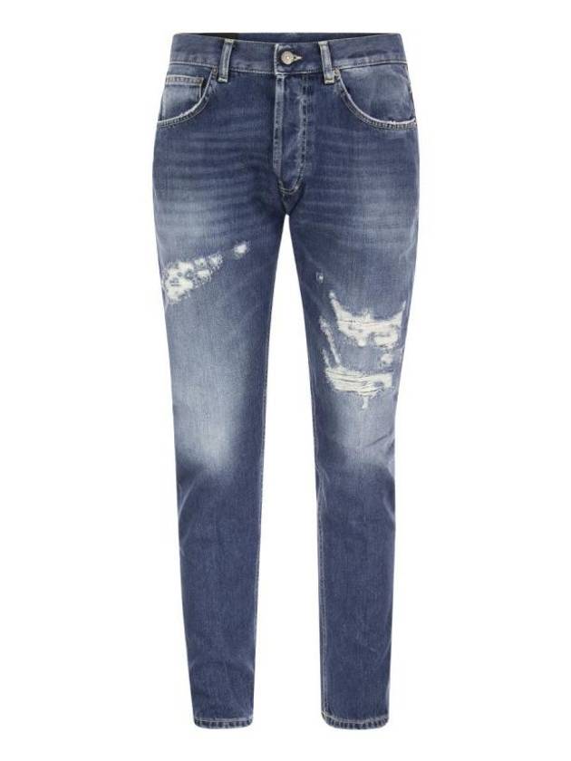 Denim Straight Pants UP576 DFE254U FF7 DU 800 BLUE - DONDUP - BALAAN 1