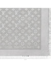 Monogram Shine Denim Scarf Pearl Grey - LOUIS VUITTON - BALAAN 5