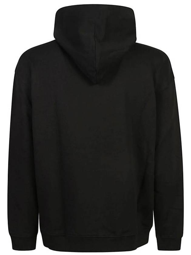 Logo Cotton Hoodie Black - DIESEL - BALAAN 3