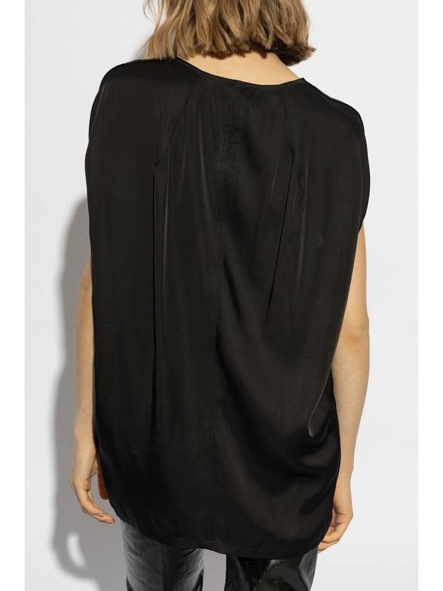 Rick Owens Top Floating, Women's, Black - RICK OWENS - BALAAN 4