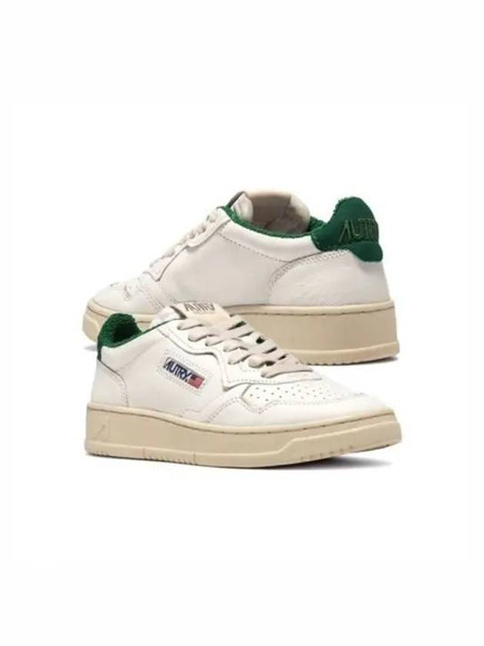 Medalist Green Tab Low Top Sneakers White - AUTRY - BALAAN 2