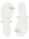 24SS Ring Strap Flat Sandals White I700000 074 - GIUSEPPE ZANOTTI - BALAAN 4