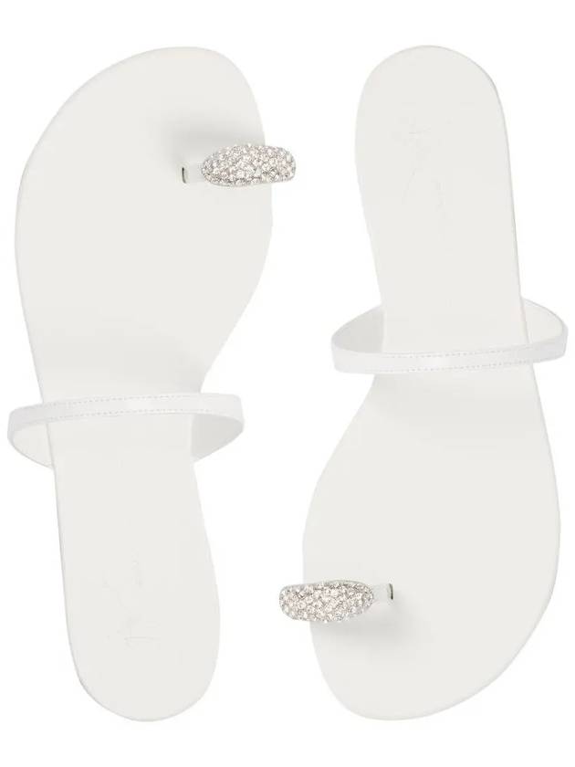 24SS Ring Strap Flat Sandals White I700000 074 - GIUSEPPE ZANOTTI - BALAAN 4