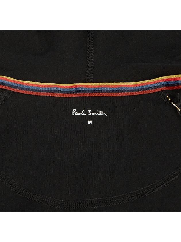 Cotton Jersey Zip Lounge Hoodie Black - PAUL SMITH - BALAAN 11