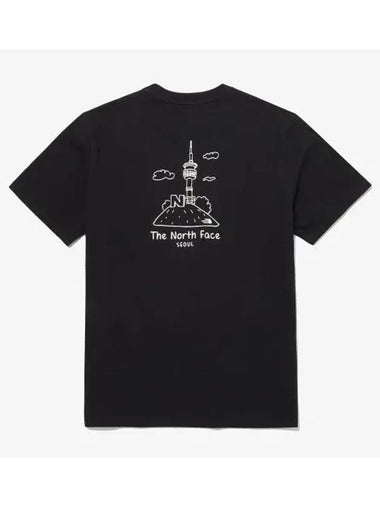 The North Face NT7UQ24A TNF Seoul Edition Short Sleeve Round Tee 2 - THE NORTH FACE - BALAAN 1