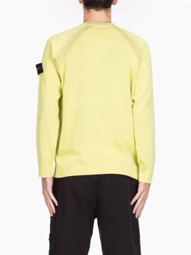 Wappen Reversible Crew Neck Sweatshirt Lemon - STONE ISLAND - BALAAN 8