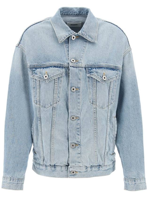 oversized denim jacket - INTERIOR - BALAAN 1