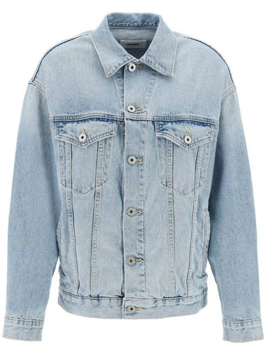 oversized denim jacket - INTERIOR - BALAAN 1