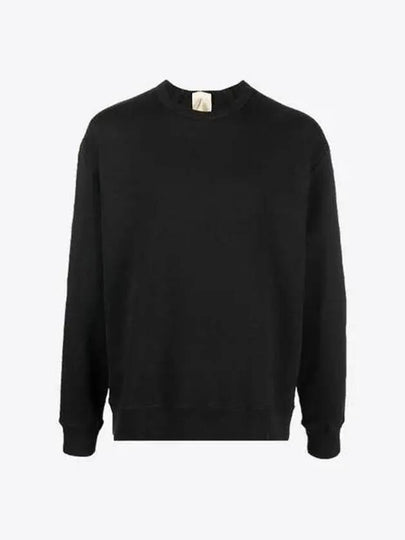 Men's Logo Patch Cotton Sweatshirt Black - TEN C - BALAAN 2