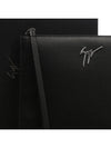 Logo leather clutch black EBU0016 - GIUSEPPE ZANOTTI - BALAAN 4