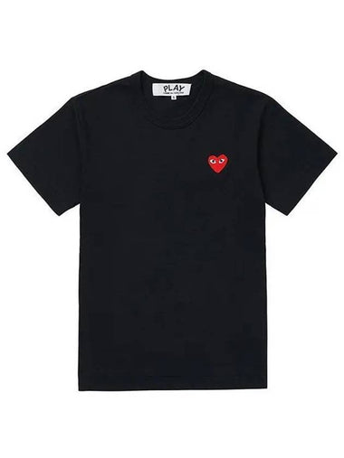 P1T108 1 Play Red Heart Waffen Men s Short Sleeve T Shirt 1137704 - COMME DES GARCONS - BALAAN 1