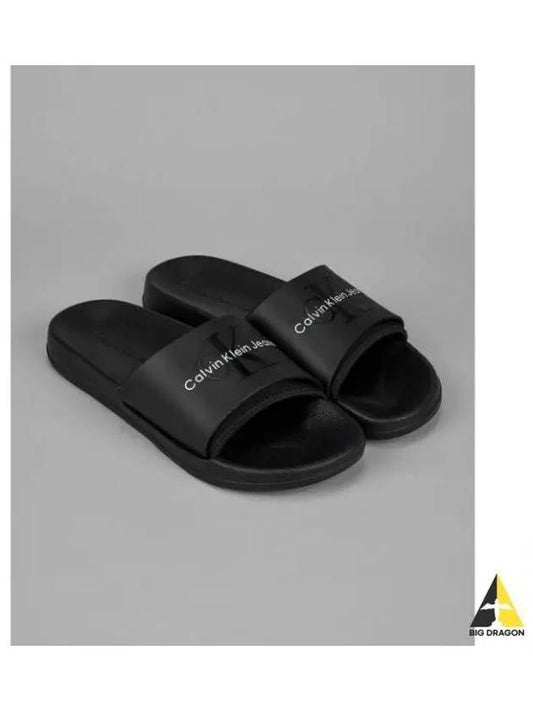 JEANS Women s Black Norwich Slippers YW00585 BDS - CALVIN KLEIN - BALAAN 1