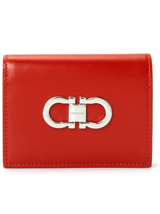 Ferragamo Women's Bicycle Wallet 22 0627 FLAME RED 0770858 - SALVATORE FERRAGAMO - BALAAN 1