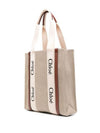 Woody Tote Bag Beige - CHLOE - BALAAN 5