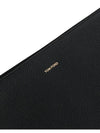 Logo Grain Leather Buckley Clutch Bag Black - TOM FORD - BALAAN.