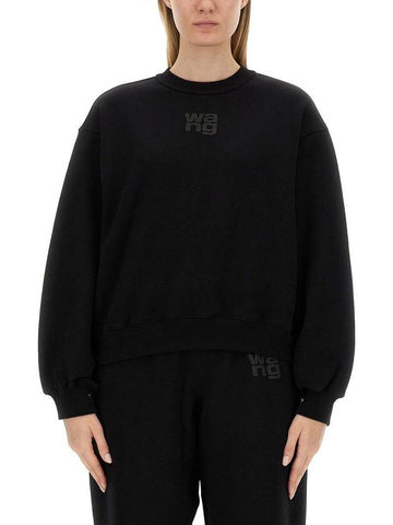 T By Alexander Wang Felpa Con Logo - ALEXANDER WANG - BALAAN 1