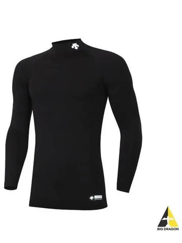 BASEBALL SN121ZCO31 Long Sleeve Half Neck Undershirt Black - DESCENTE - BALAAN 1