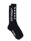 Diagonal Stripe Midium Socks Black - OFF WHITE - BALAAN 3