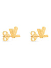 Go 14 Earrings Gold - LOUIS VUITTON - BALAAN 3