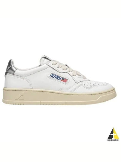 Medalist Silver Tab Low Top Sneakers White - AUTRY - BALAAN 2