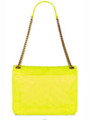 Nikki Medium Leather Shoulder Bag Yellow - SAINT LAURENT - BALAAN 7