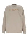 Eternal Crew Neck Cotton Long Sleeve T-Shirt Cement - FEAR OF GOD - BALAAN 1