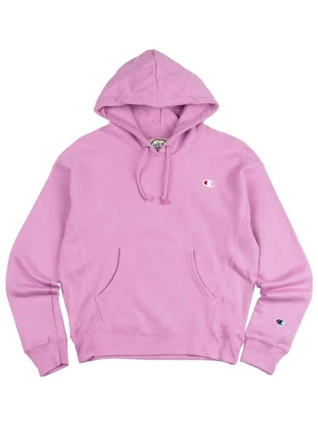 Reverse Weave C Small Logo Women s Hoodie Paper Orchid GF757 Y06145 CBS - CHAMPION - BALAAN 4