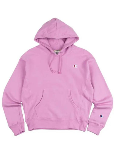 Reverse Weave C Small Logo Women s Hoodie Paper Orchid GF757 Y06145 CBS - CHAMPION - BALAAN 1