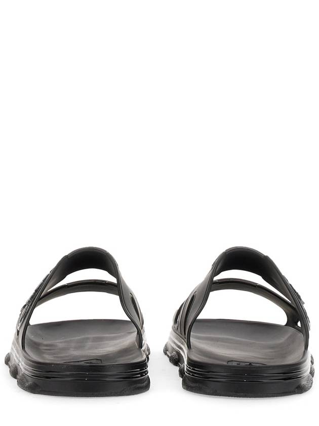 logo slippers black - GCDS - BALAAN 4