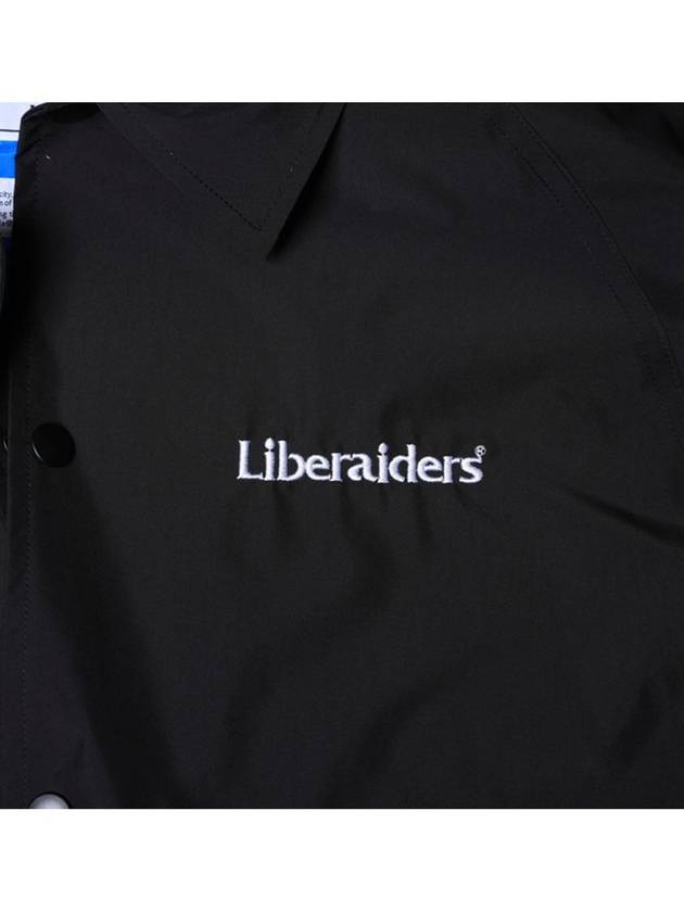 [LIBERAIDERS] OG LOGO COACH JACKET - BLACK - LIBERAIDERS - BALAAN 5