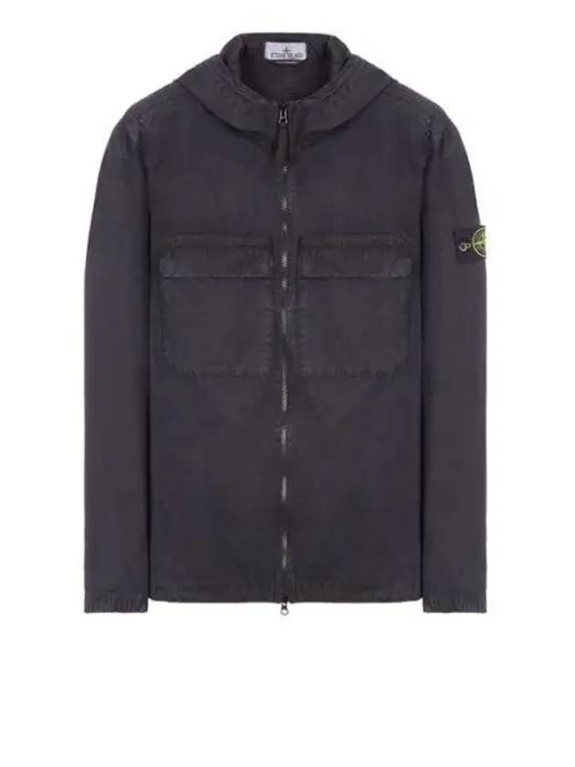 Wappen Old Effect Hooded Jacket Navy - STONE ISLAND - BALAAN 2