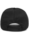 Embroidery Logo Nylon BallCap Black - PRADA - BALAAN 5