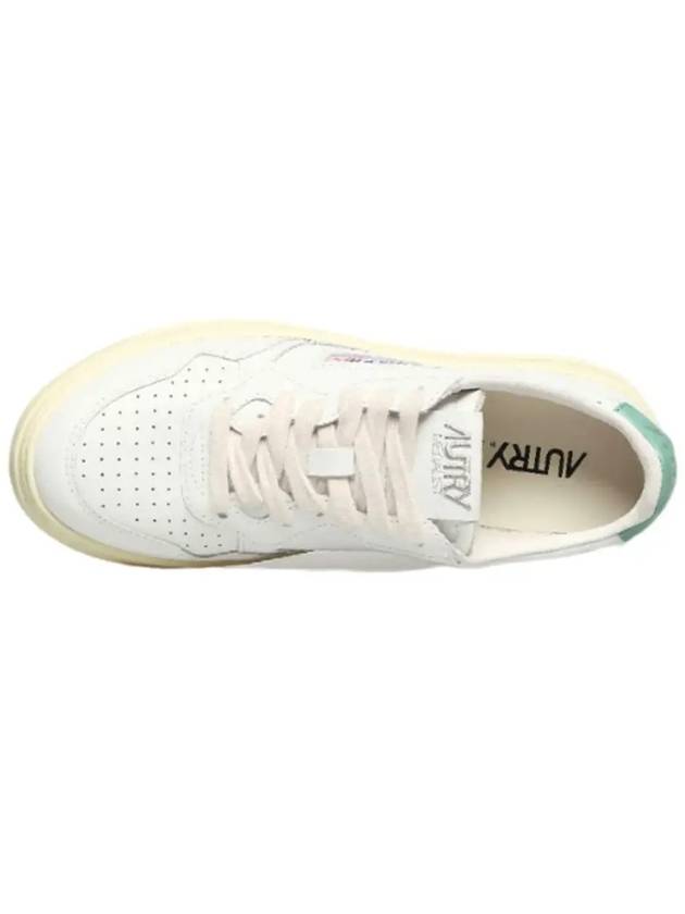 Medalist Green Tab Low Top Sneakers White - AUTRY - BALAAN 5