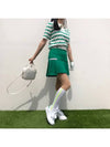 golf knit green bodice punching collar golf knit - LOLOALLOY - BALAAN 3