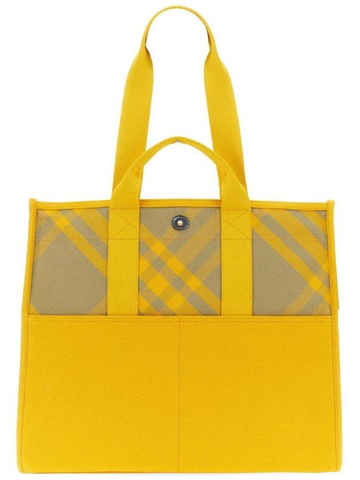 Pocket Shopper Tote Bag Yellow - BURBERRY - BALAAN 2