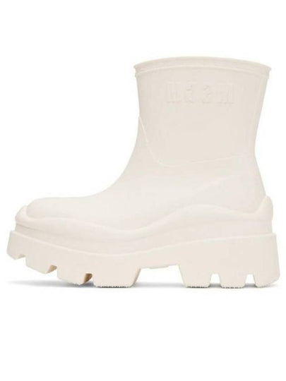 Logo Rain Boots White - MSGM - BALAAN 2