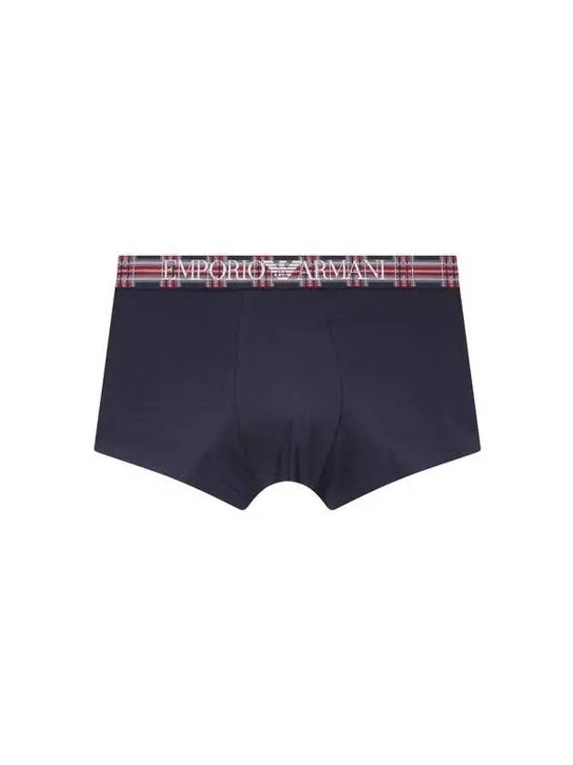 UNDERWEAR Men s Check Banding Cotton Drose Marine 271573 - EMPORIO ARMANI - BALAAN 1