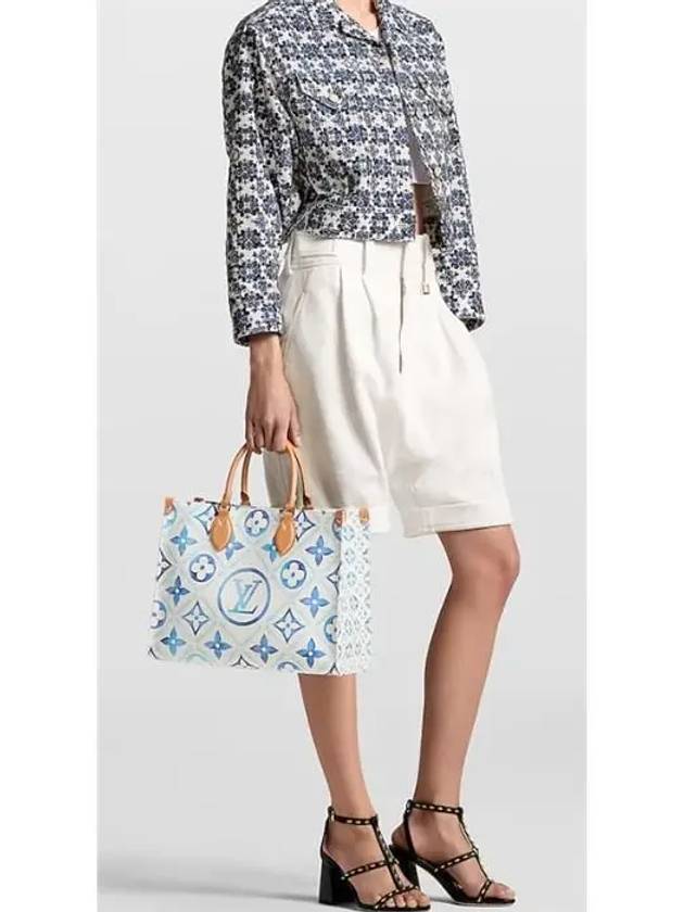 OnTheGo MM Monogram Tote Bag Blue - LOUIS VUITTON - BALAAN 6