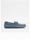 Gommino Nubuck Driving Shoes Blue - TOD'S - BALAAN 2