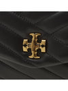 Kira Chevron Chain Long Wallet Black - TORY BURCH - BALAAN 7