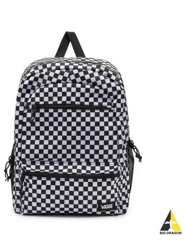 Back to School Backpack Black White Check VN000GRXDWW1 - VANS - BALAAN 1