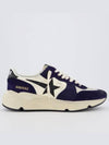 Running Sole Distressed Leather Suede Mesh Low-Top Sneakers - GOLDEN GOOSE - BALAAN 2