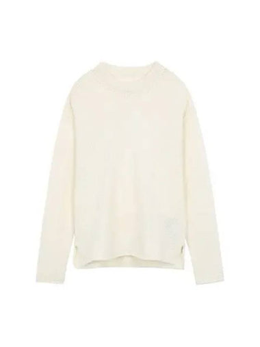 Knit crew neck cream brown - TEN C - BALAAN 1